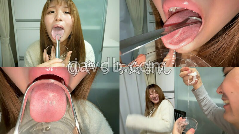 Y-439 【個人撮影】宮ノ木しゅんかの舌ブラシで「汚舌苔」採取