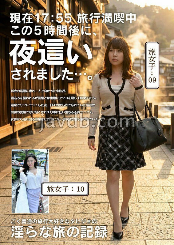 JKSR-63005 淫らな旅の記録17:55この5時間後に、夜〇いされました…。