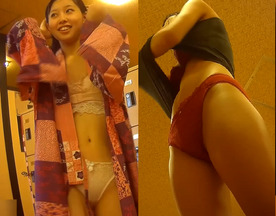 FC2-1522000 - 【あの美少女がまた！】銭湯での超美人さんの着替えをカメラが隠し撮り5【赤の勝負下着も！？】　※1080p高画質zip無料配布FREE JAV BT