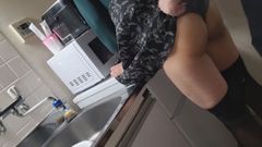 高身長若妻返済に来ないため自宅で回収後また返済しないため公開